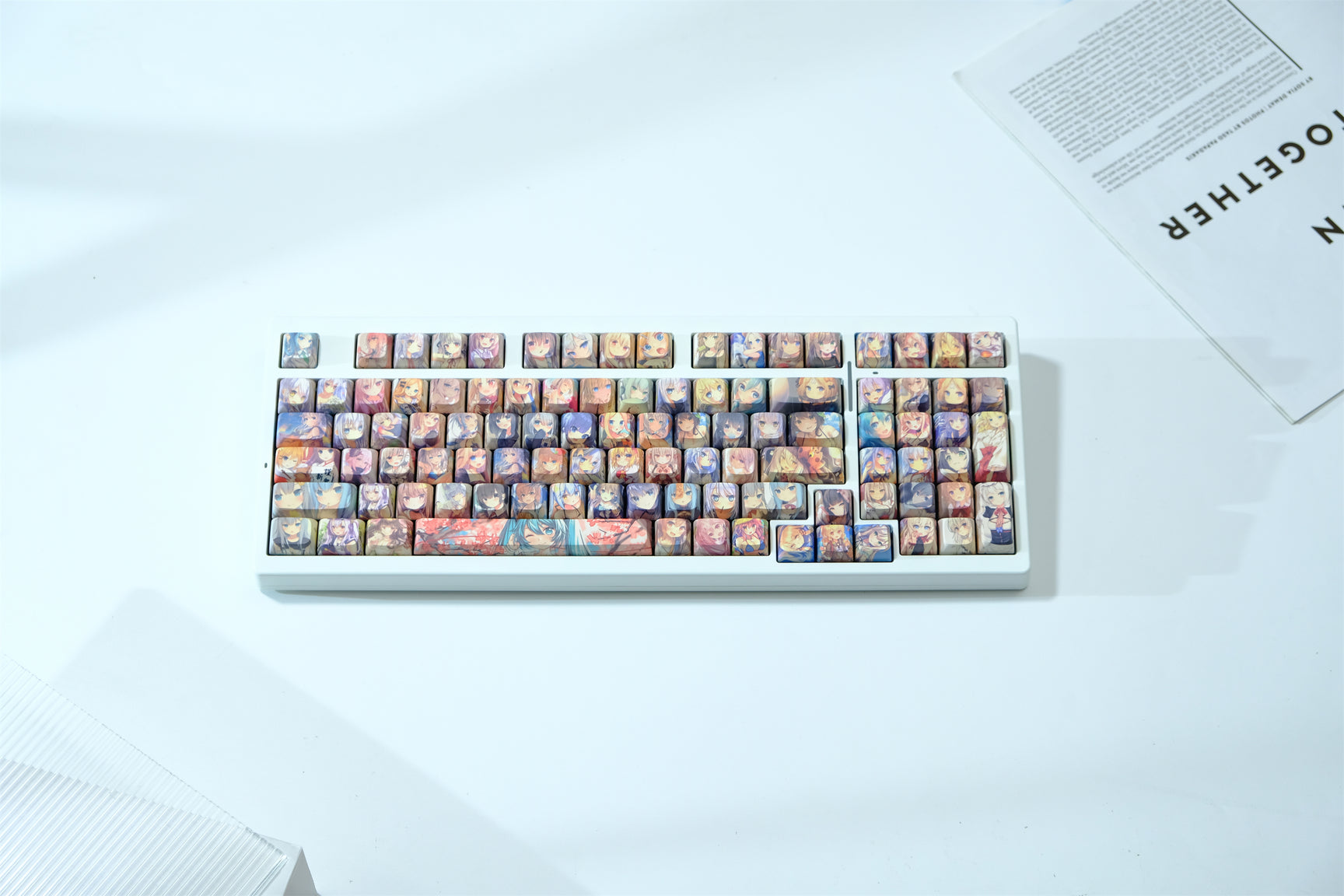 Anime Girls Icon PBT XDA Keycap Set Theme Custom PBT Keycap Set // XDA