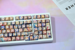 Anime Girls Icon Custom PBT XDA Keycap Set // XDA