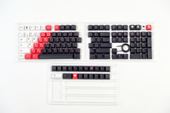 Red&Black Gradient Theme Custom PBT Cherry Keycap Set // Cherry