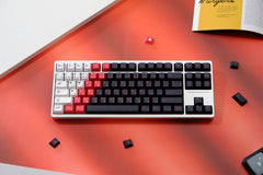 Red&Black Gradient Theme Custom PBT Cherry Keycap Set // Cherry