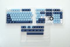 Mizu Blue/White Theme Custom PBT XOA Keycap Set // XOA