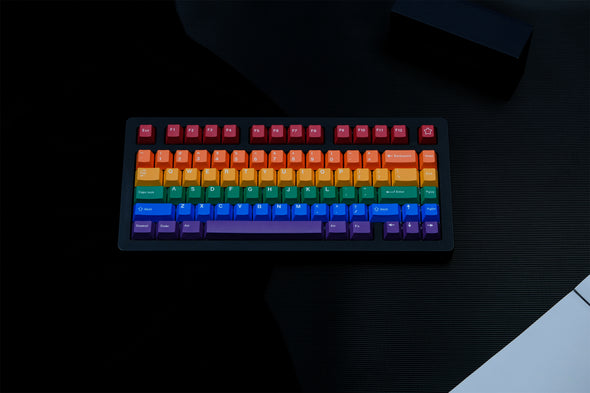 Pride Theme Custom PBT Keycap Set // Cherry