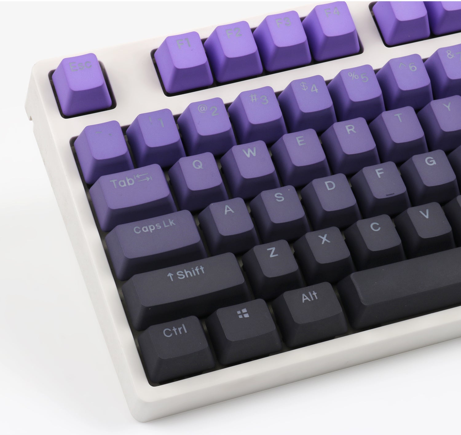 Purplae Keycaps Purple Gradient Backlit PBT Keycaps | OEM