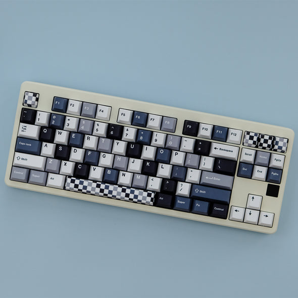 'No Color' Mosaic PBT Keycap Set // Cherry