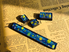 Van Gogh Starry Night Custom Resin Keycaps