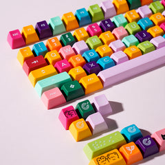 Colorful Corn Kernel ABS Keycap Set // SA