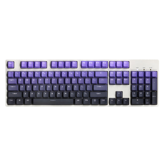 Purple Gradient PBT Keycap Set // OEM | Purple Keycap Set