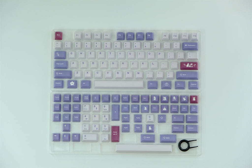Rabbit PBT Keycap Set // Cherry