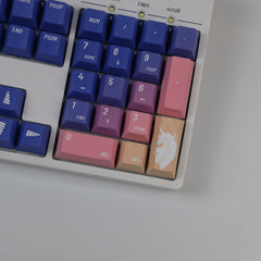 Unicorn Gradient PBT Keycap Set // Cherry