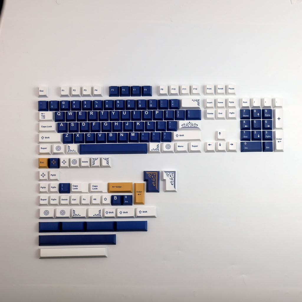 Lazurite Custom PBT Keycap Set // Cherry