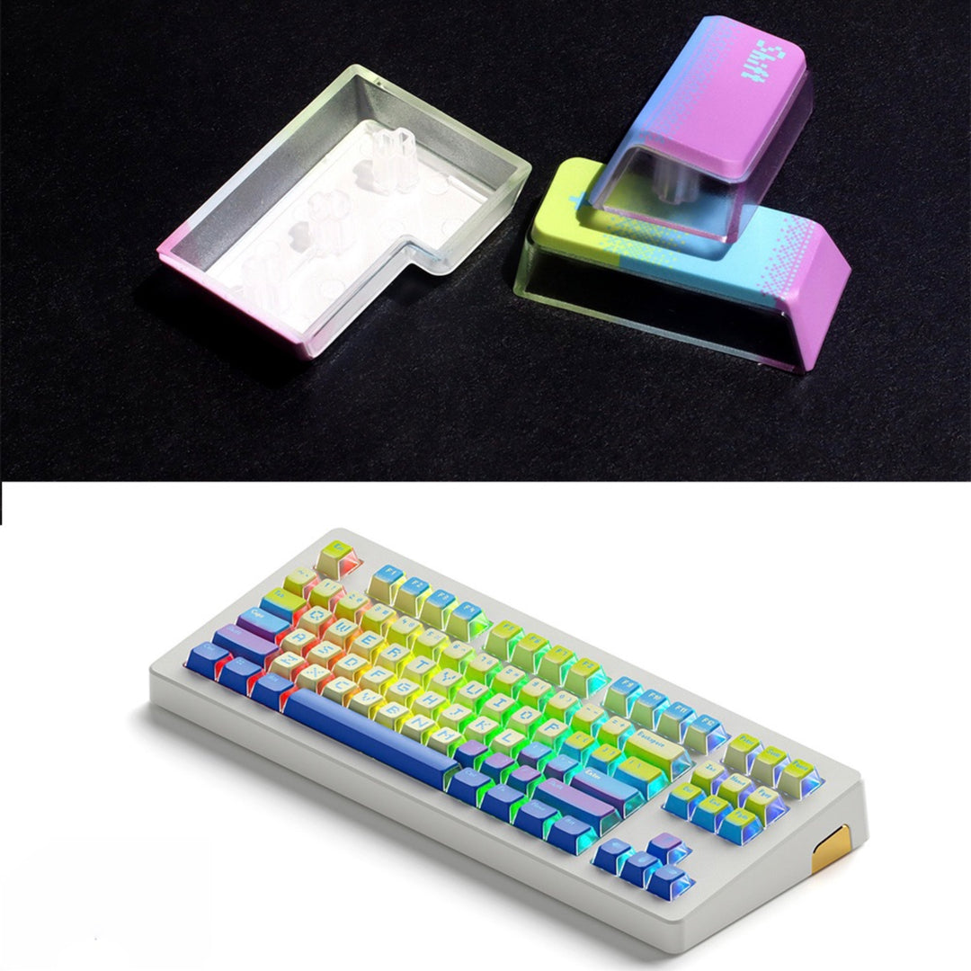 Pixel Keycaps Pixel Ocean Side-Lit PBT Keycaps | OEM