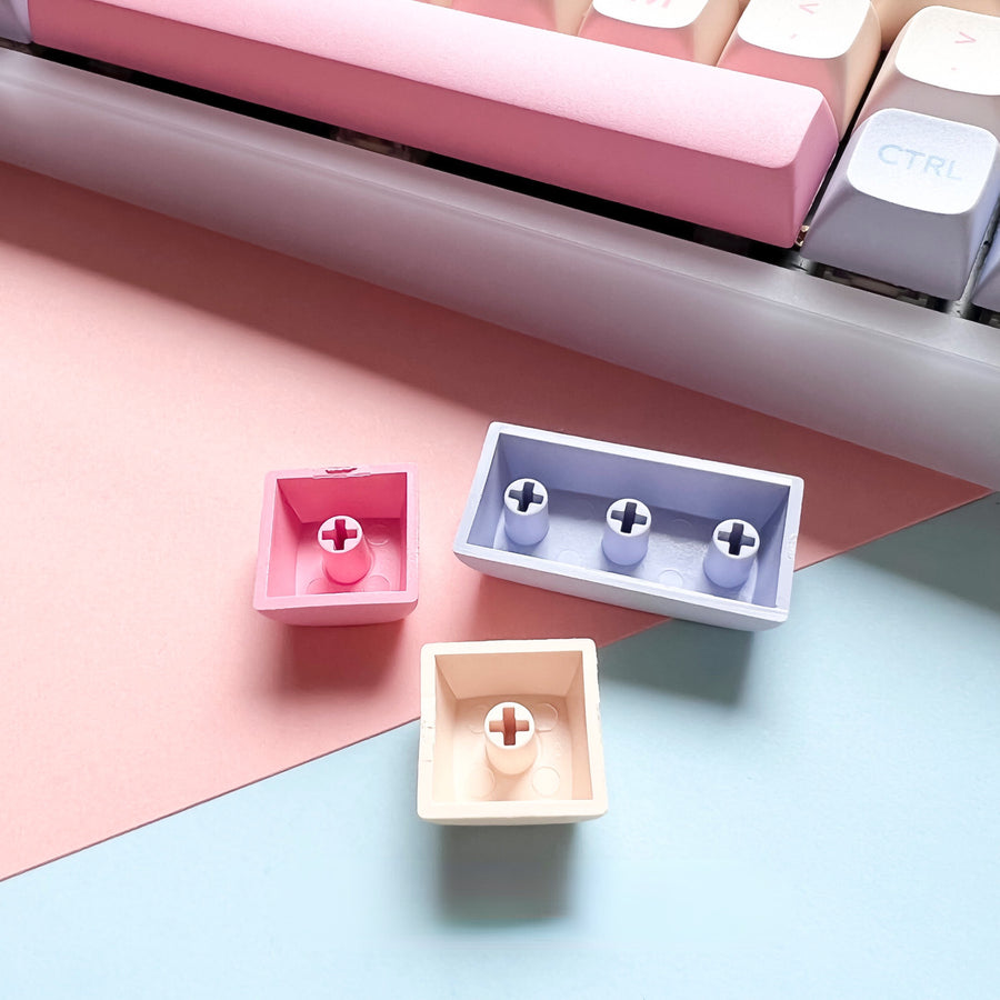 Cotton Candy PBT Keycap Set // XDA