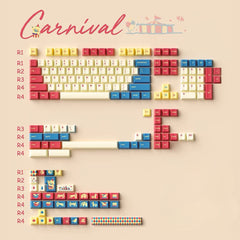 Carnival PBT Keycap Set // Cherry