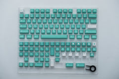 Tiffany Blue PBT Keycap Set // Cherry